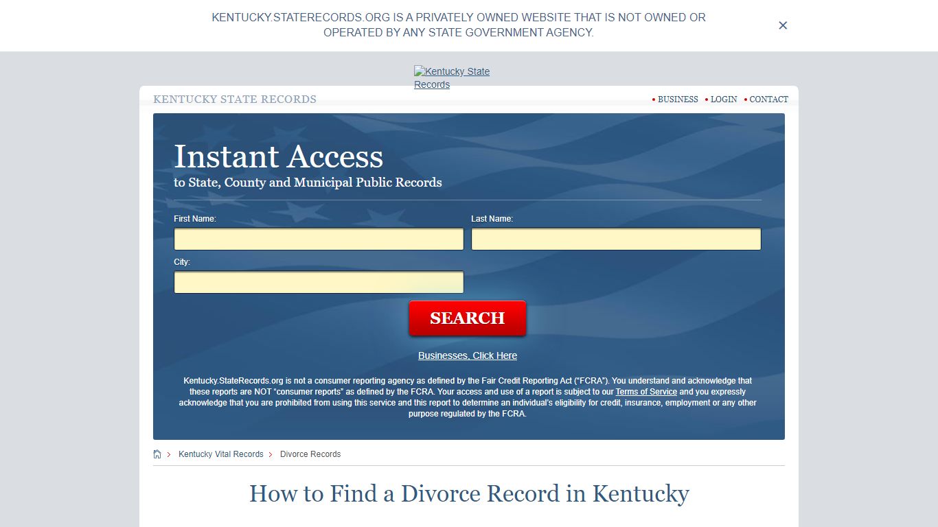 How to Find a Divorce Record in Kentucky